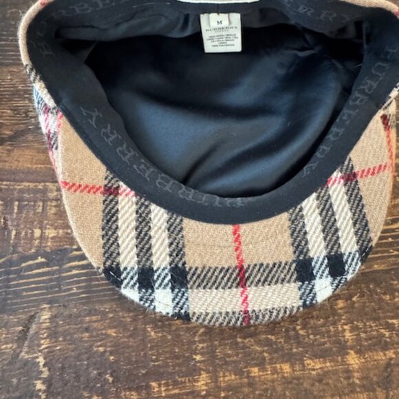 RARE Burberry Newsboy Cap main image 4